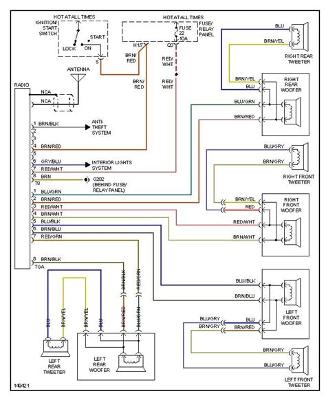 2002 beetle door wiring diagram 